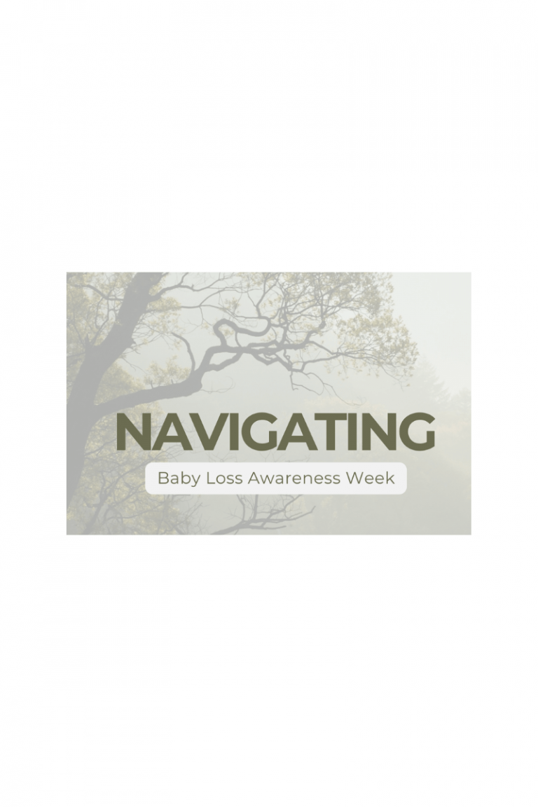 Navigating Baby Loss Awareness Week Blog Image