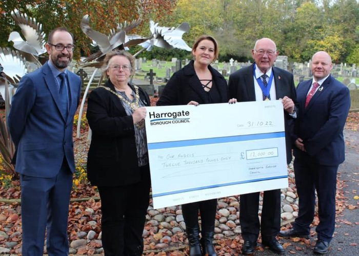 Harrogate Borough Council’s bereavement services department donation